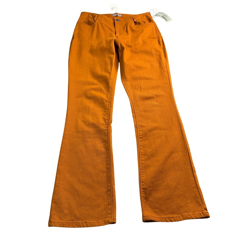 Habitat Stretch Denim Bootcut Jeans Ginger Orange Size 6 NWT